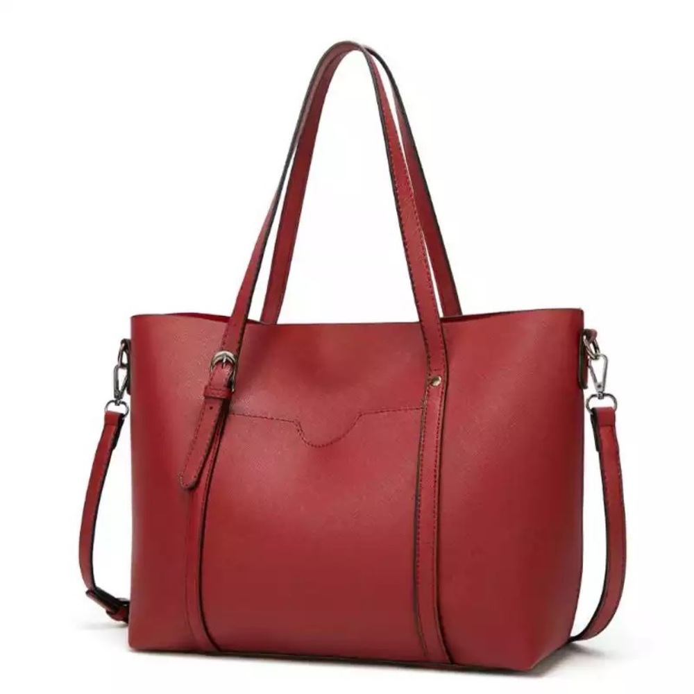 Alexa Vegan Office Purse - Red